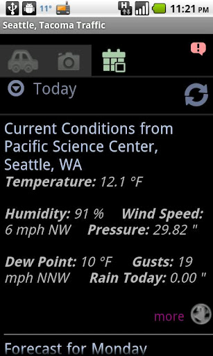 Seattle Tacoma Traffic &amp; Cam截图6