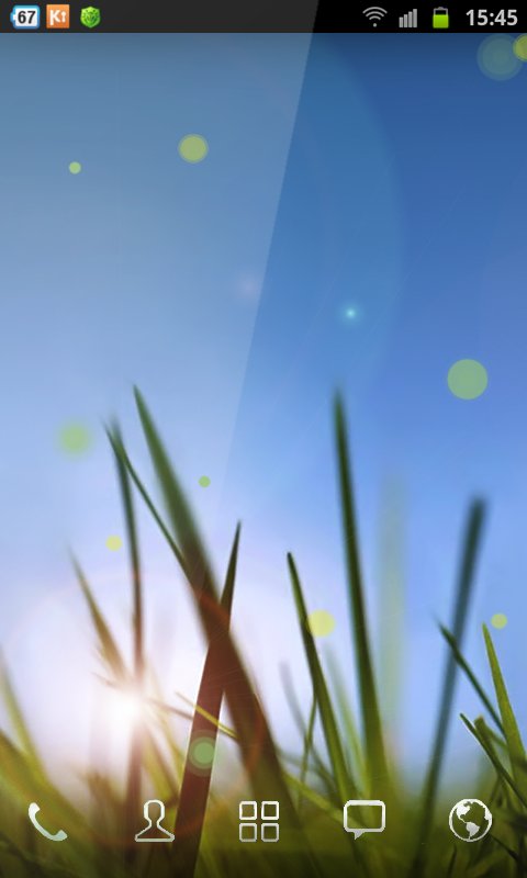 Xperia Z Cool Grass LWP截图1