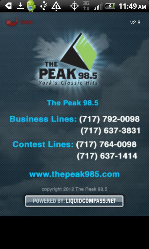 The Peak 98.5截图3