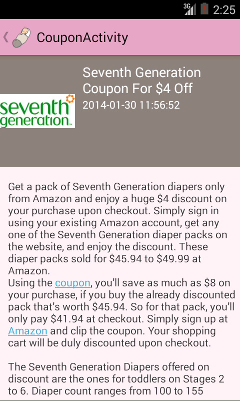 Diaper Coupons截图2