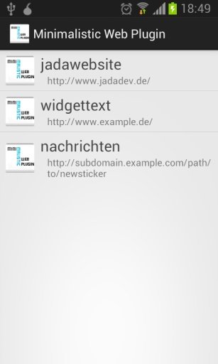 Minimalistic Web Plugin截图1