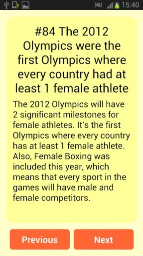 111 Olympic Facts截图1