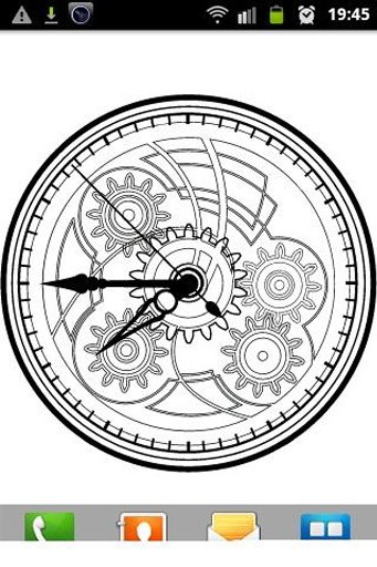 Clock Blueprint Wallpaper截图9