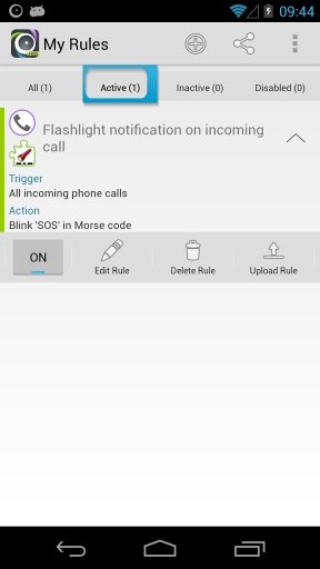 AutomateIt Flashlight Plugin截图5