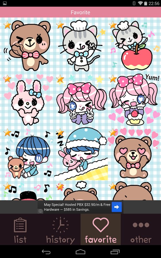 Kawaii Sticker for Wecha...截图3