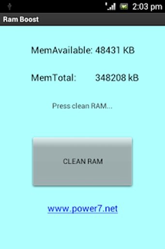 Ram Internet Booster - Cleaner截图1