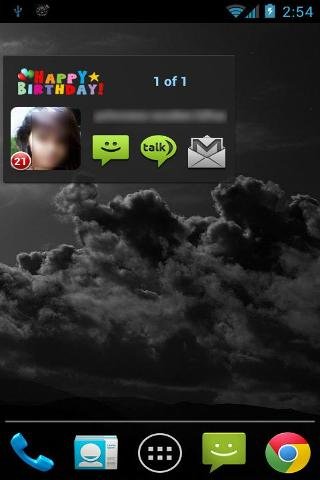 DroidGOX Widget: Birthday截图7