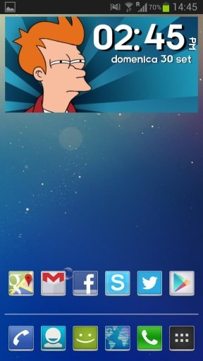 Futurama Fry Clock UCCW Free截图4