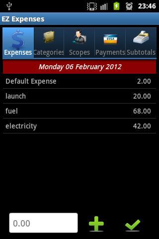 EZ Expenses Free截图1