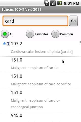 Educus ICD-9 Codes Ver. 2011截图4