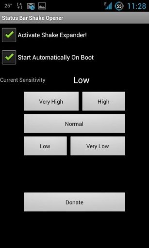 Status Bar Shake Opener截图2