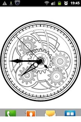 Clock Blueprint Wallpaper截图11