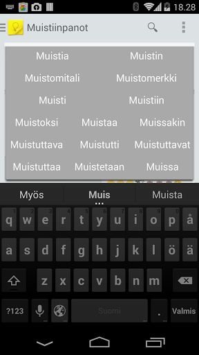 Finnish Dict for KK Keyboard截图4