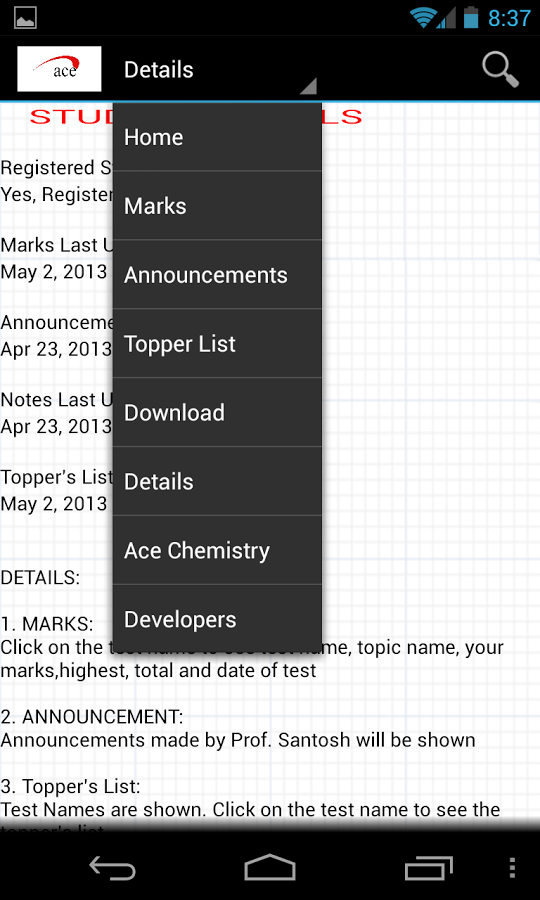 ACE CHEMISTRY 2.0- Santo...截图6