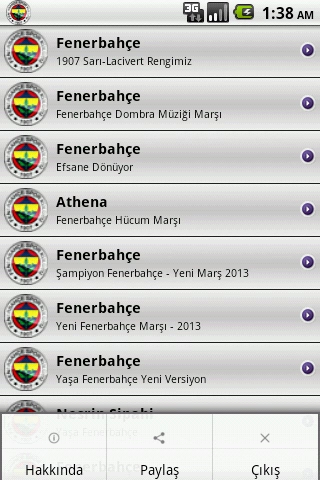 Fenerbahçe Zil Sesleri截图7