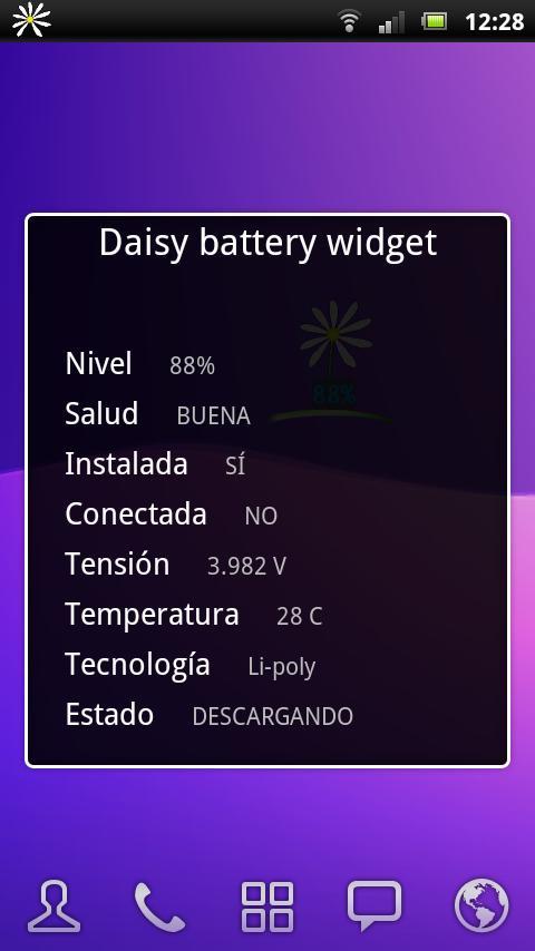 Daisy battery widget截图4