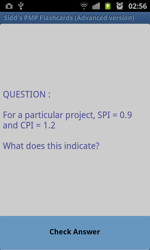 Sidd's PMP Flashcards Basic截图8