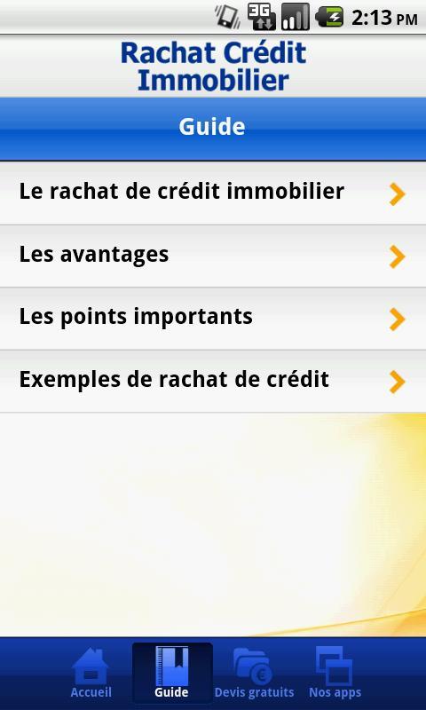 Rachat Crédit Immobilier截图7