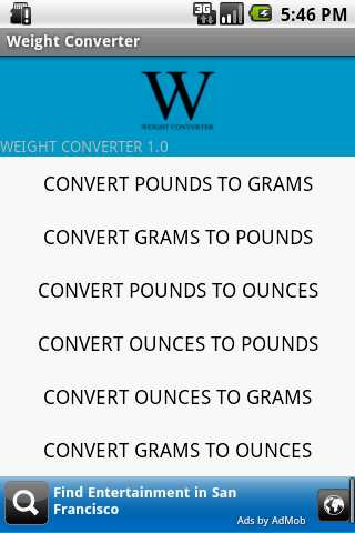 Weight Converter截图1