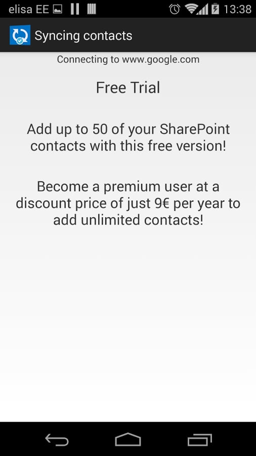 Contact Sync for SharePo...截图1