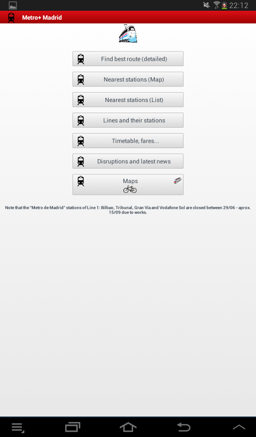 Metro+ (Madrid subway, buses)截图3