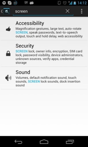 设置搜索:Settings Search截图3