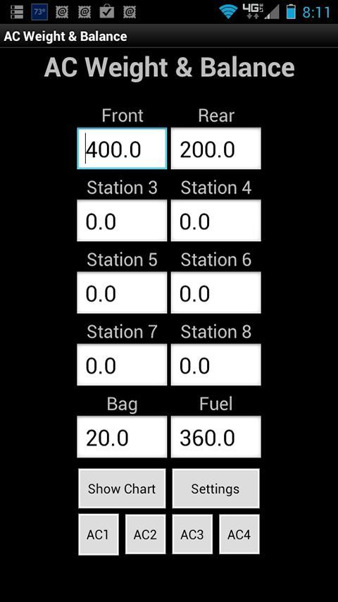 AC Weight and Balance截图4