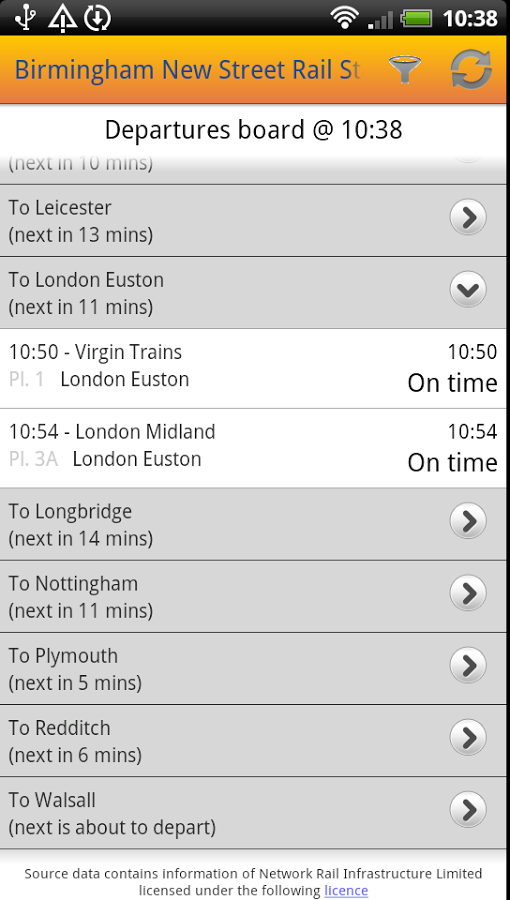 UK Train Times: Train Scout截图6