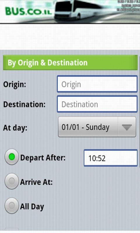 bus.co.il - Israel Schedule截图1