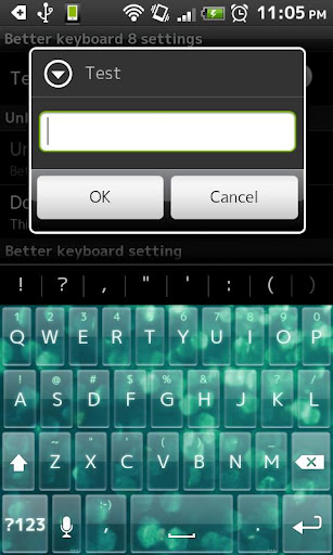 GlitterGreen KeyboardSkin截图3