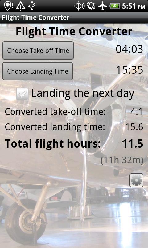 Flight Time Converter截图3