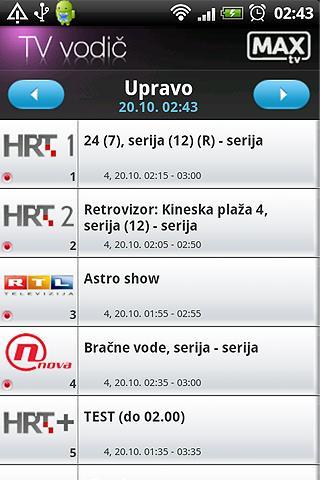 MAXtv Vodič截图4