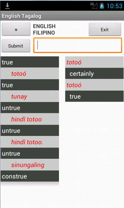 Filipino English Dictionary截图5
