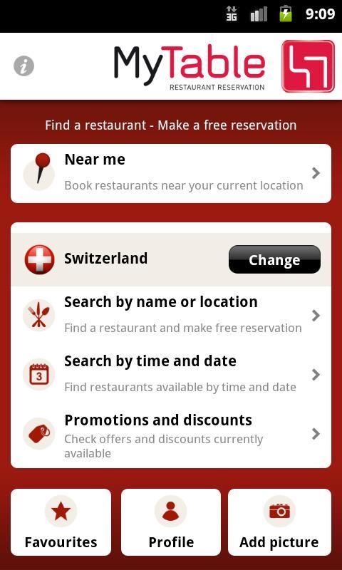 MyTable Restaurant Guide截图1