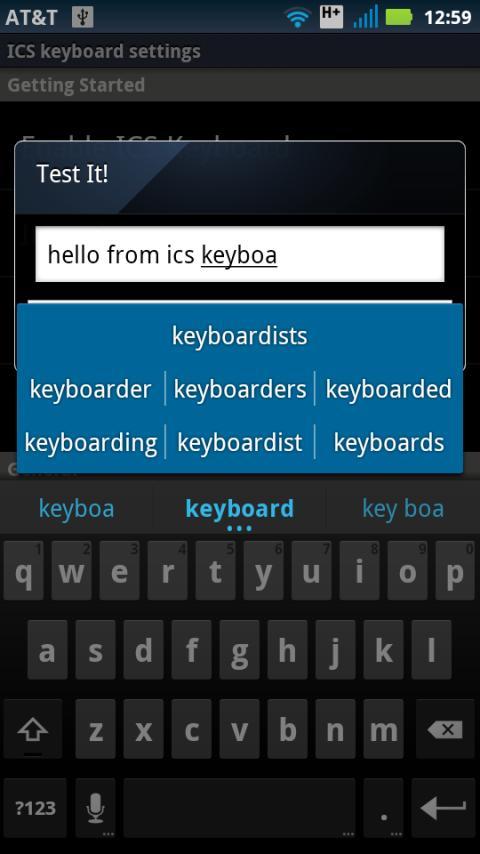 Spanish for ICS Keyboard截图4