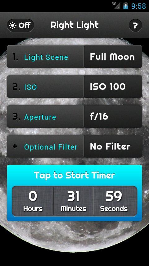 Right Light Exposure Guide截图1