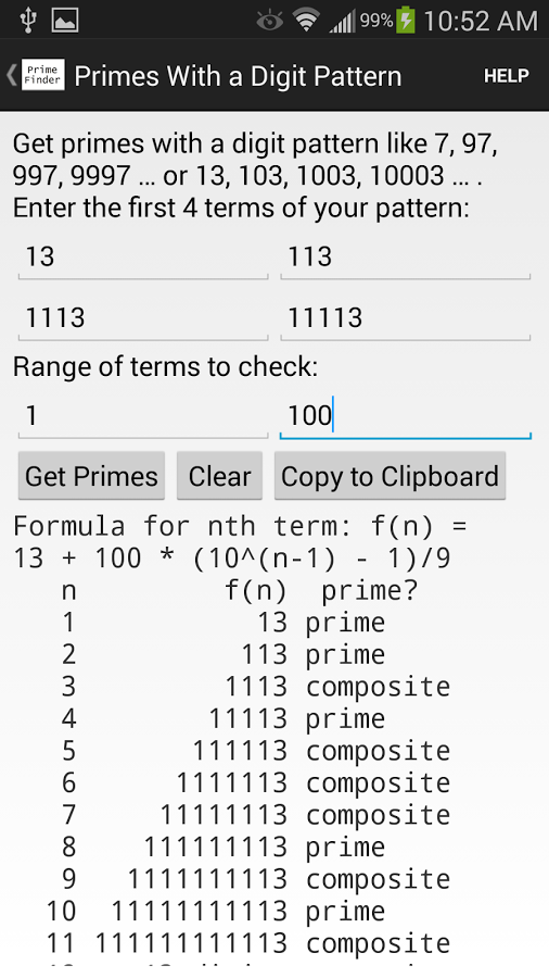 Prime Finder截图2