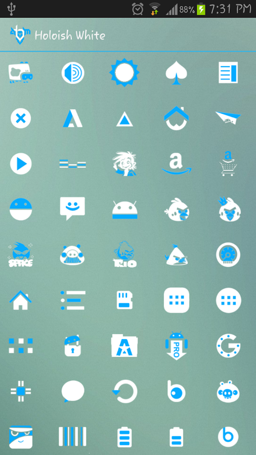 Holoish White Icon Pack截图2