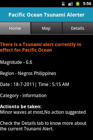 Pacific Ocean Tsunami Alerter截图1