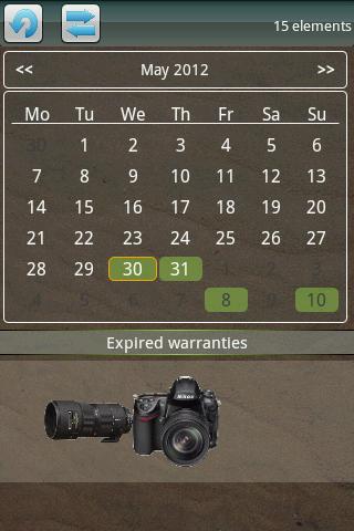 My Warranties Lite截图3