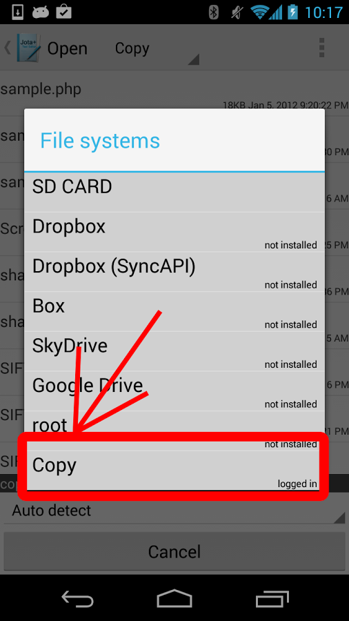 Jota+ Copy Connector截图1