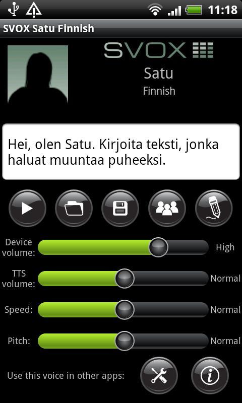 SVOX Finnish Satu Trial截图5