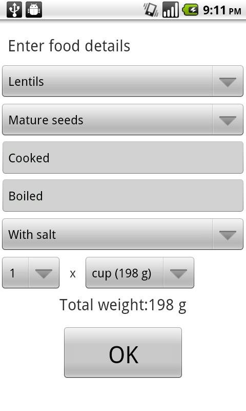 Nutrition Info App截图4