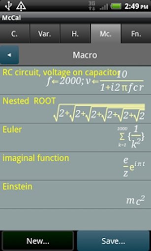 McCal-lite: Scientific Calc截图7