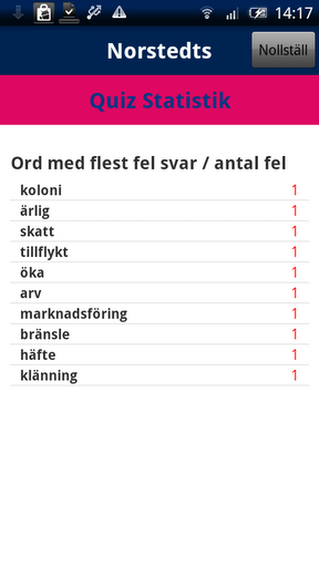 Norstedts franska quiz截图2