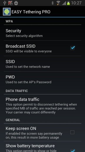 EASY Tethering Demo截图5
