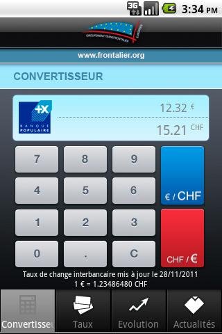 CHF - EUR截图2