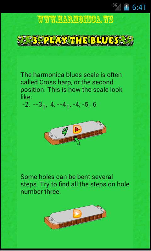 the Harmonica App截图2