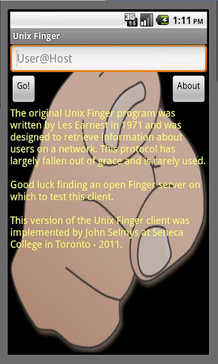 Unix Finger Client截图1