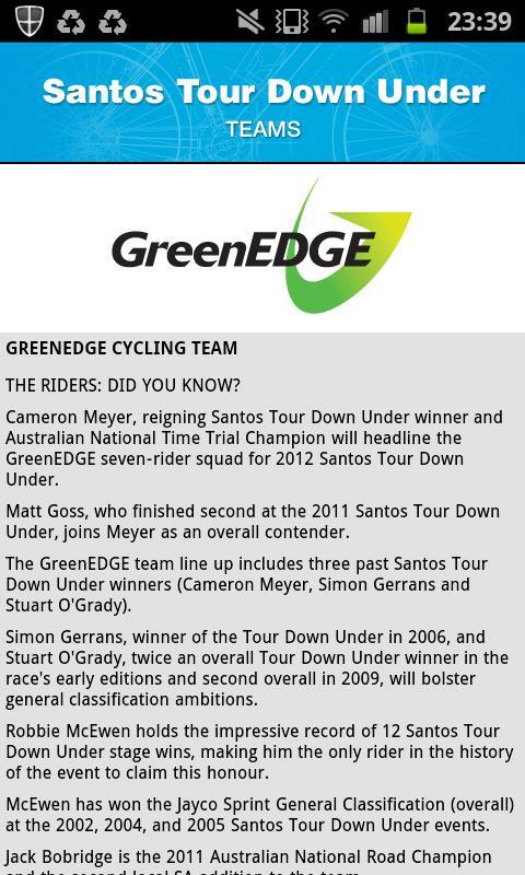 Santos Tour Down Under截图7